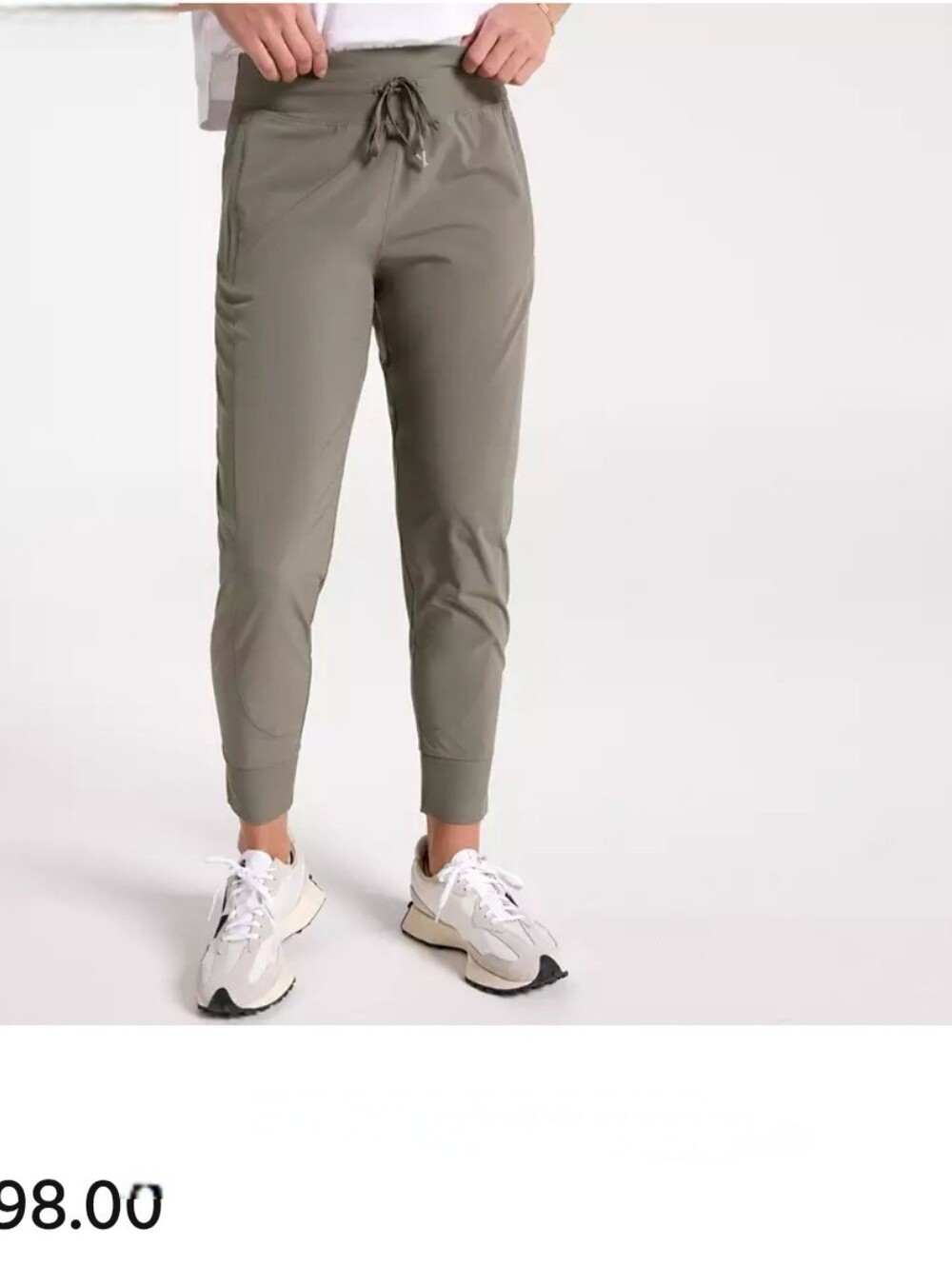 Calia Mid Rise Jogger Pants in Grey Medium New Athleisure Gym Workout Lounge